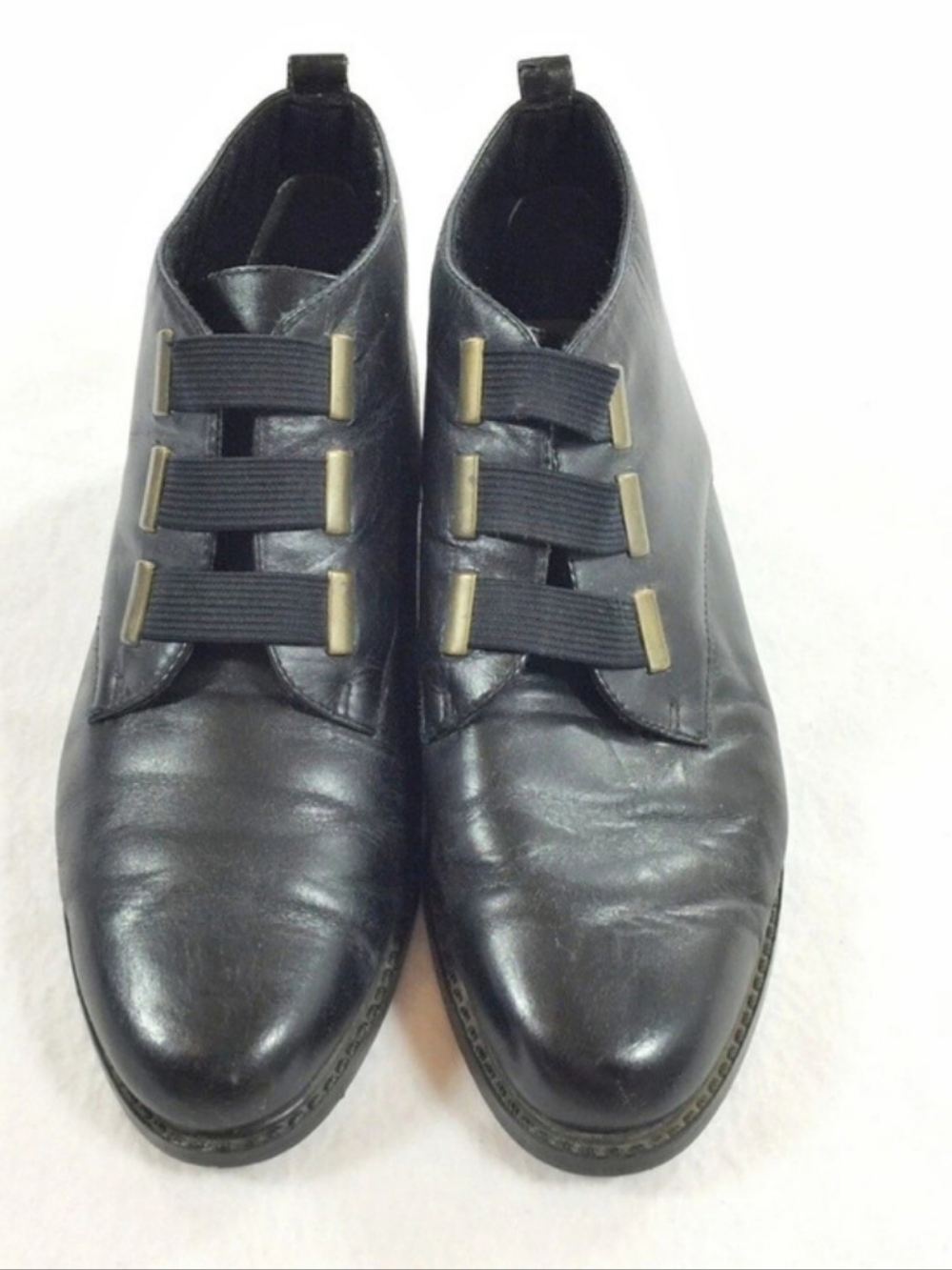 LifeStride Harmony Leather Buckle Boots Black US 7.5M